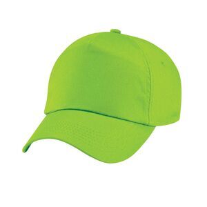Beechfield Childrens/Kids Original 5 Panel Cap / Lime